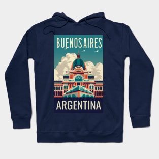 A Vintage Travel Art of Buenos Aires - Argentina Hoodie